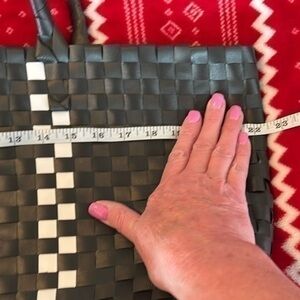 Kate Spade Woven Black And White Tote Bag NWOT